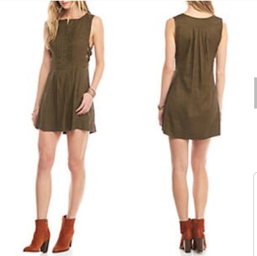 Free People Moonshine Moss Dress - Picture 3 of 7